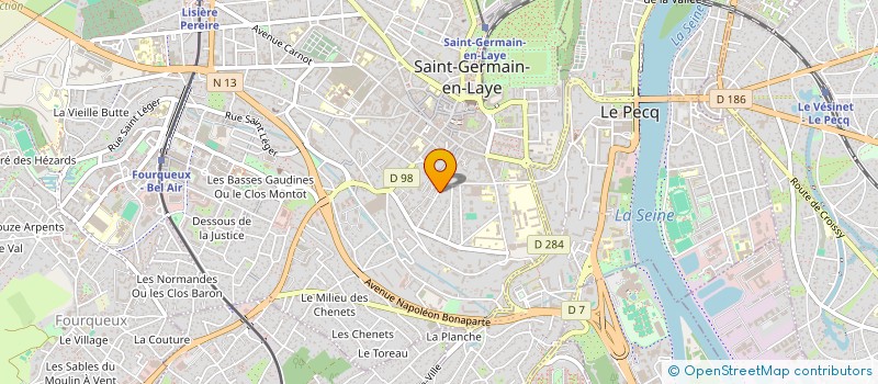 localisation de l'entreprise HB CREATIONS à SAINT-GERMAIN-EN-LAYE