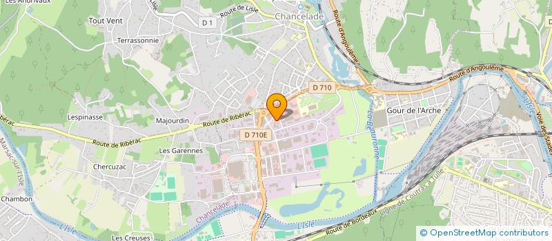 localisation de l'entreprise HB CUISINES à MARSAC-SUR-L'ISLE