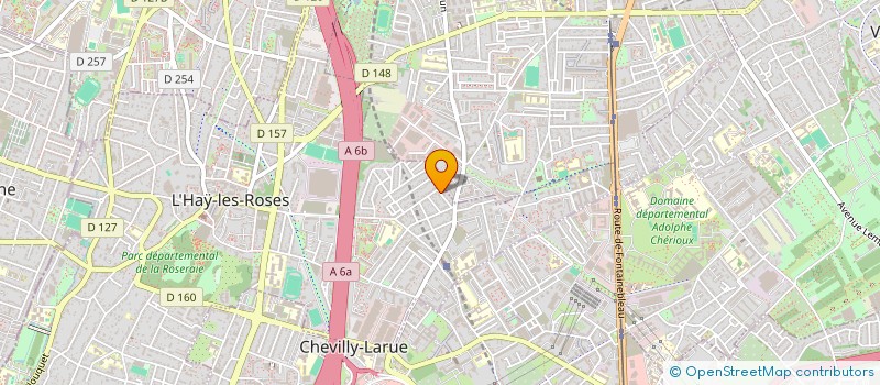 localisation de l'entreprise HB DAUMESNIL  L'HAY-LES-ROSES