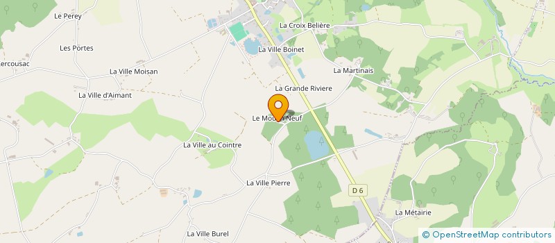 localisation de l'entreprise HB DIFFUSION à LE MENE
