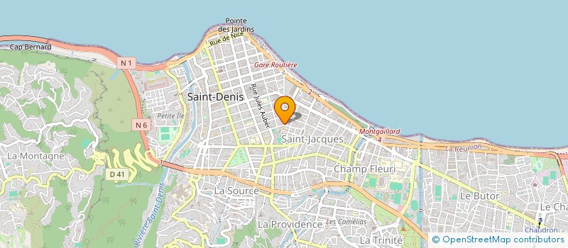 localisation de l'entreprise HB DIFFUSION OI à SAINT-DENIS