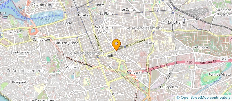 localisation de l'entreprise HB DISTRIB à MARSEILLE