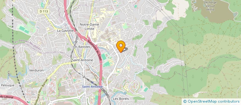 localisation de l'entreprise HB DISTRIBUTION à MARSEILLE
