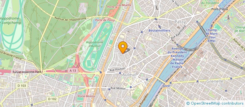 localisation de l'entreprise HB ELEC  PARIS