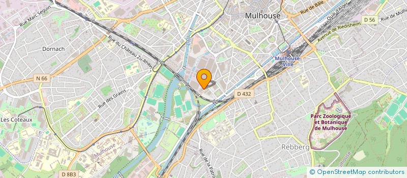 localisation de l'entreprise HB ENERGIE à MULHOUSE