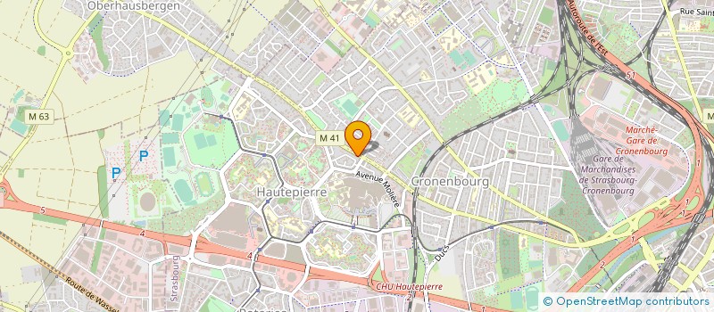 localisation de l'entreprise HB + ENERGIE à STRASBOURG
