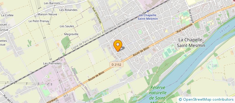 localisation de l'entreprise HB ENGINEERING  LA CHAPELLE-SAINT-MESMIN