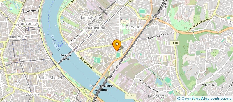 localisation de l'entreprise HB ETANCHEITE à BORDEAUX