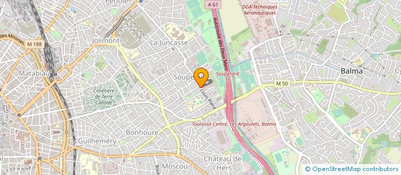 localisation de l'entreprise HB ETANCHEITE à TOULOUSE