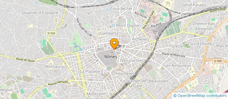 localisation de l'entreprise HB FENIS à NIMES