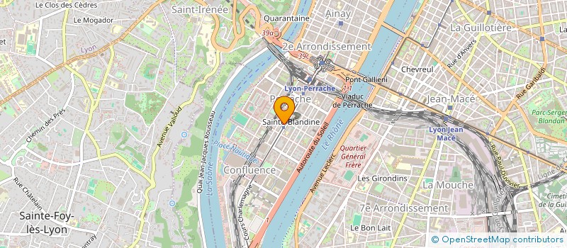 localisation de l'entreprise HB FOOD à LYON