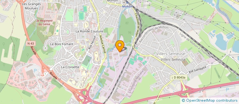 localisation de l'entreprise HB FOOT  CHARLEVILLE-MEZIERES