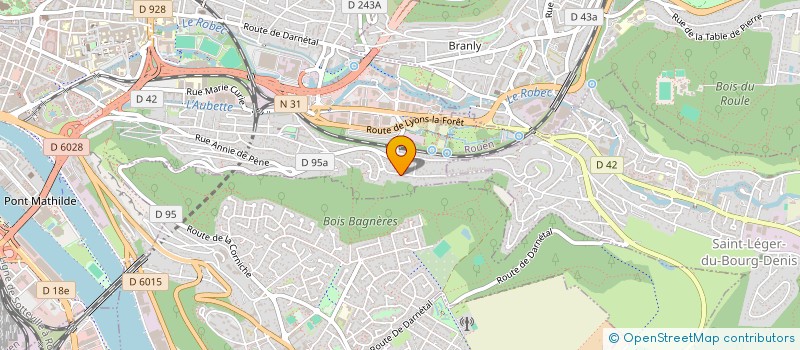 localisation de l'entreprise HB FOOT CONSULTING à ROUEN