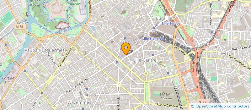 localisation de l'entreprise HB GESTION PATRIMONIALE à LILLE