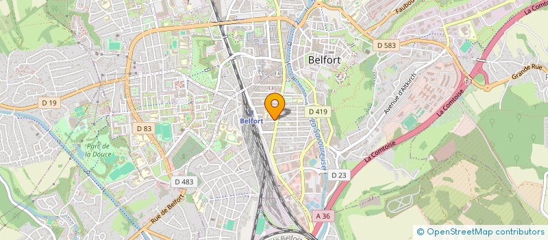 localisation de l'entreprise HB GOOD FODD à BELFORT