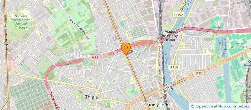 localisation de l'entreprise HB GYM TRUCK  THIAIS