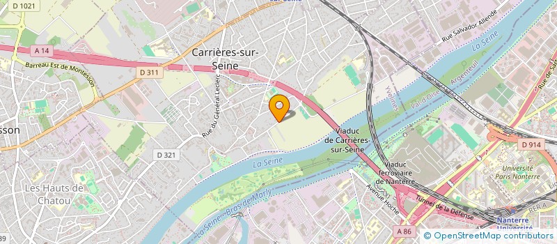 localisation de l'entreprise HB HO  CARRIERES-SUR-SEINE