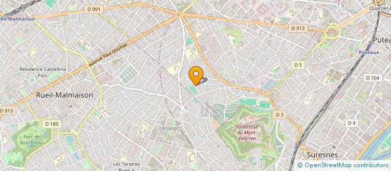 localisation de l'entreprise HB HOLDING  NANTERRE