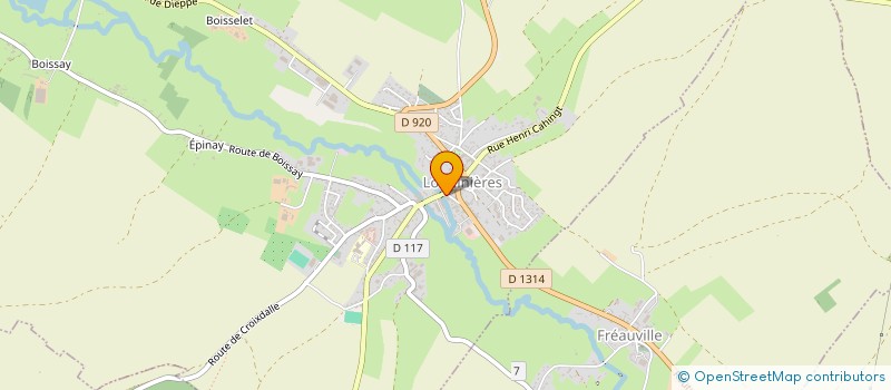 localisation de l'entreprise HB IMMO  LONDINIERES