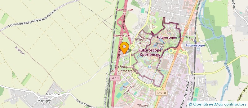 localisation de l'entreprise HB-IMMO  CHASSENEUIL-DU-POITOU