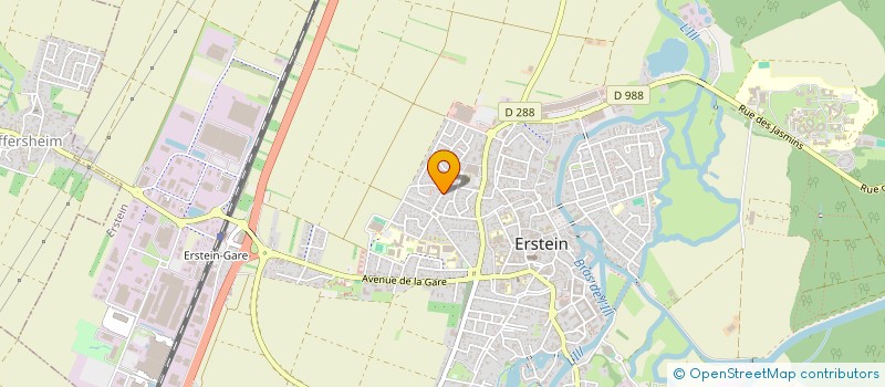 localisation de l'entreprise HB IMMO  ERSTEIN