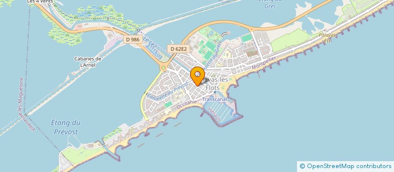 localisation de l'entreprise HB IMMO à PALAVAS-LES-FLOTS