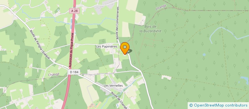 localisation de l'entreprise HB IMMO  PARIGNE L EVEQUE