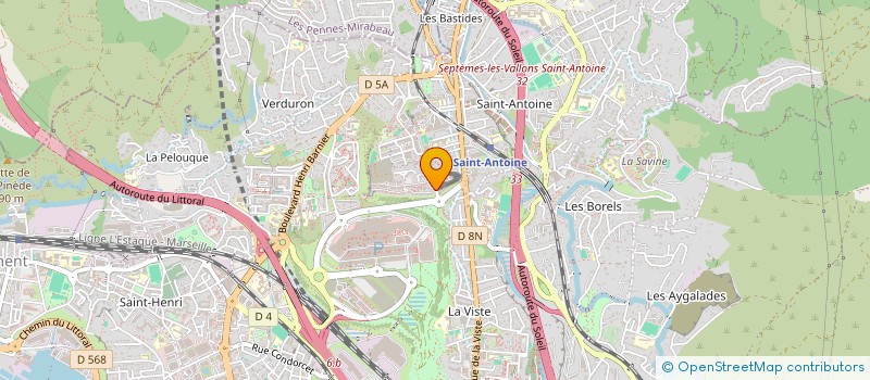localisation de l'entreprise HB INGENIERIE à MARSEILLE