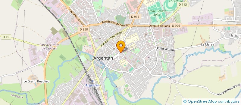 localisation de l'entreprise HB INVEST  ARGENTAN