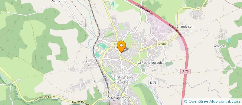 localisation de l'entreprise HB INVEST  SAINT-CHELY-D'APCHER