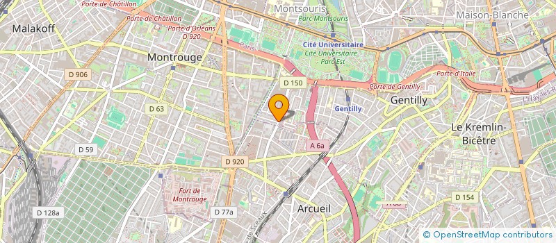 localisation de l'entreprise HB INVEST à GENTILLY