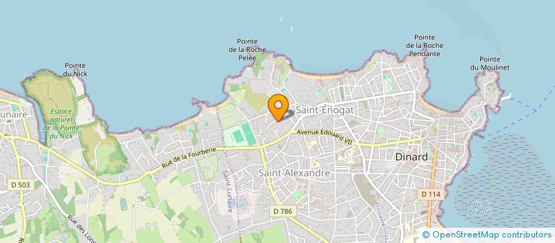 localisation de l'entreprise HB ISOLE  DINARD