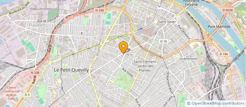 localisation de l'entreprise HB LAINE  ROUEN