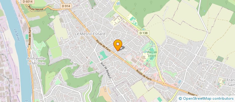 localisation de l'entreprise HB LANDSCAPE  LE MESNIL-ESNARD