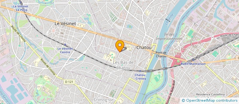 localisation de l'entreprise HB LEDUC  CHATOU