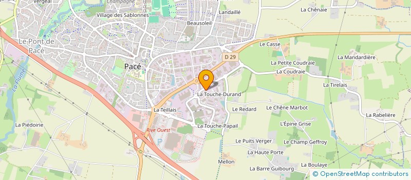 localisation de l'entreprise HB LOGIS à PACE