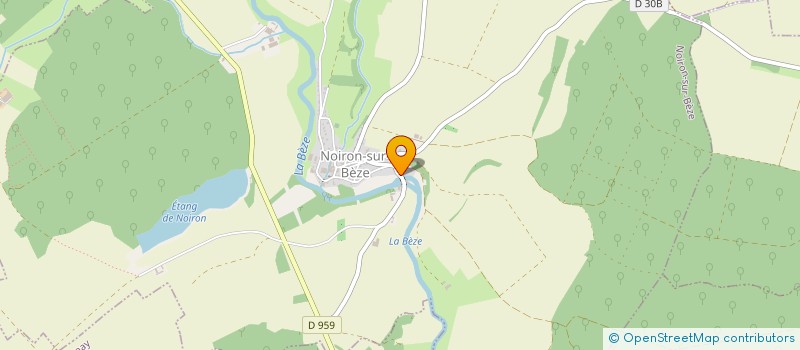 localisation de l'entreprise HB MENUISERIE  NOIRON-SUR-BEZE