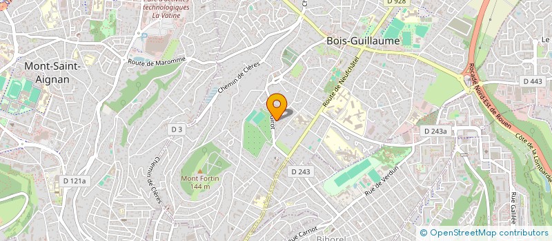 localisation de l'entreprise HB PATRIMOINE à MONT-SAINT-AIGNAN