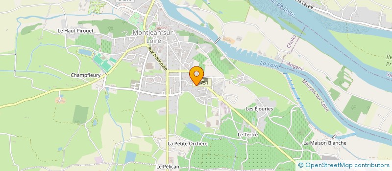 localisation de l'entreprise HB PAYSAGE à MAUGES-SUR-LOIRE