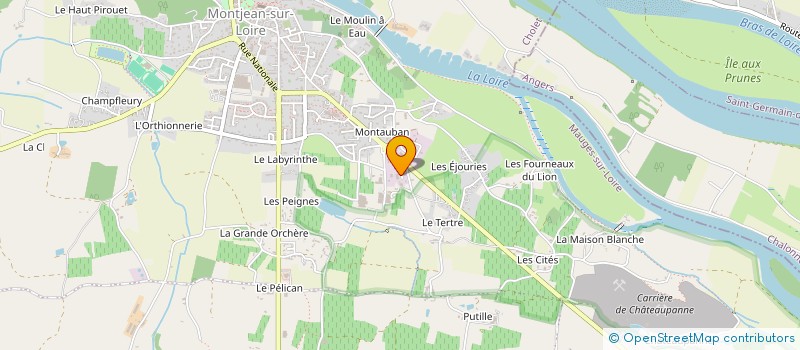 localisation de l'entreprise HB PAYSAGE ENTRETIEN à MAUGES-SUR-LOIRE