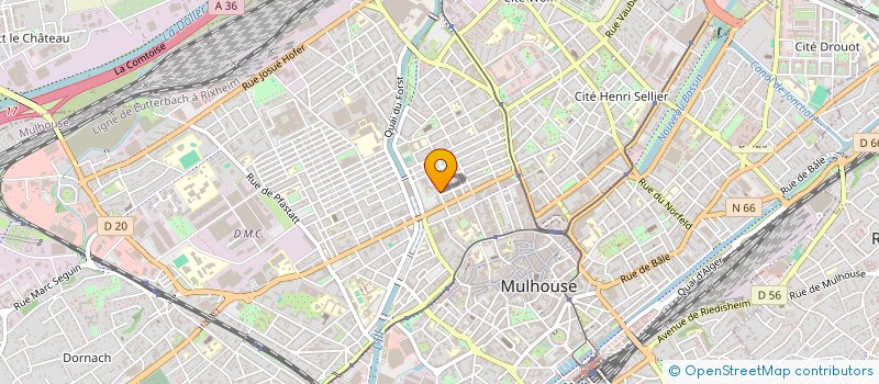 localisation de l'entreprise HB PHARMA FRANCE  MULHOUSE