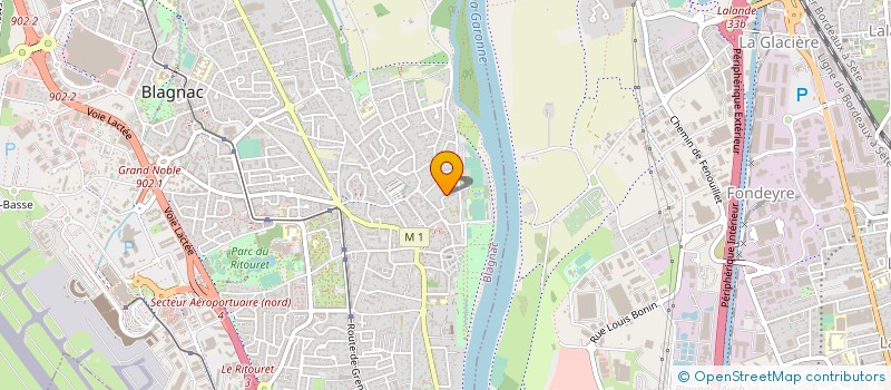 localisation de l'entreprise HB PLOMBIER  BLAGNAC