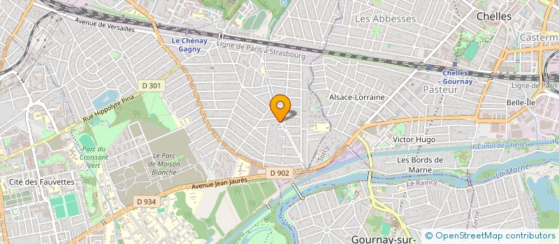 localisation de l'entreprise HB PRESTIGE  GAGNY