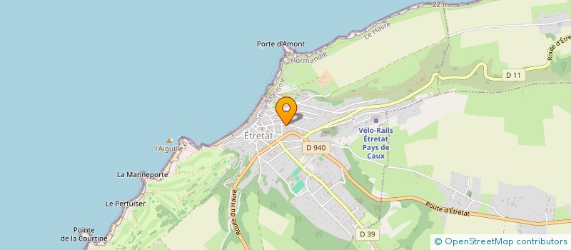 localisation de l'entreprise HB PRODUCTION  ETRETAT