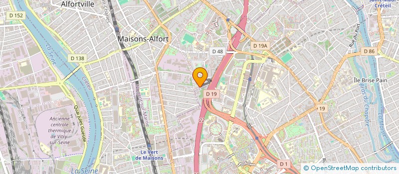 localisation de l'entreprise HB PROJET RENOVE  MAISONS-ALFORT