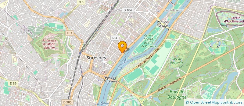 localisation de l'entreprise HB PUBLICATIONS  SURESNES