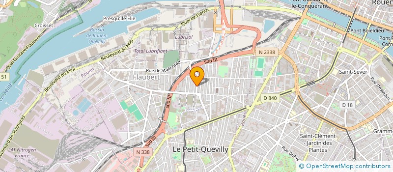 localisation de l'entreprise HB REVETEMENTS à BRIONNE