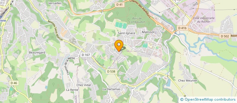 localisation de l'entreprise HB RH CONSULTING à VIENNE