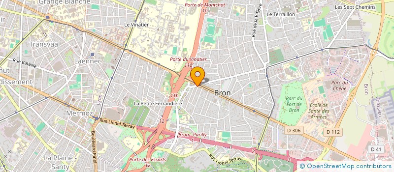 localisation de l'entreprise HB.ROYAL à BRON