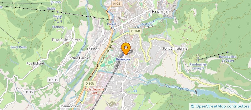 localisation de l'entreprise HB - SB à BRIANCON